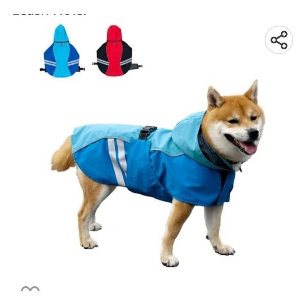 Cosibell Waterproof Puppy Dog Raincoats with Hood for Small Medium Dogs, Poncho